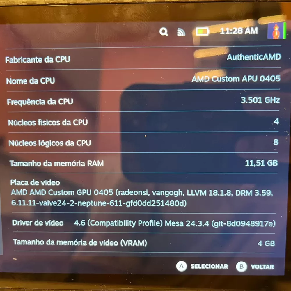 Steam Deck Oled - 1Tb SSD - Capa Protetora Steam Deck Oled - 1Tb SSD - Capa Protetora