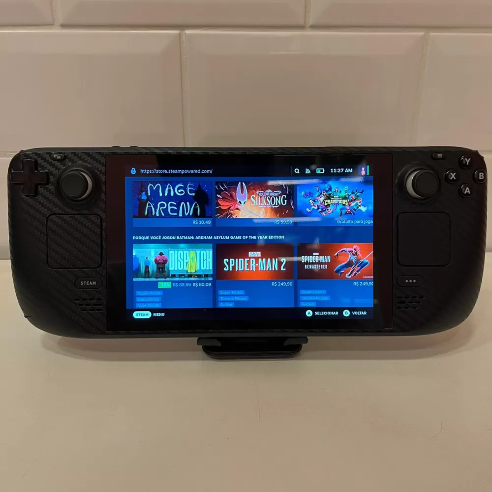 Steam Deck Oled - 1Tb SSD - Capa Protetora Steam Deck Oled - 1Tb SSD - Capa Protetora