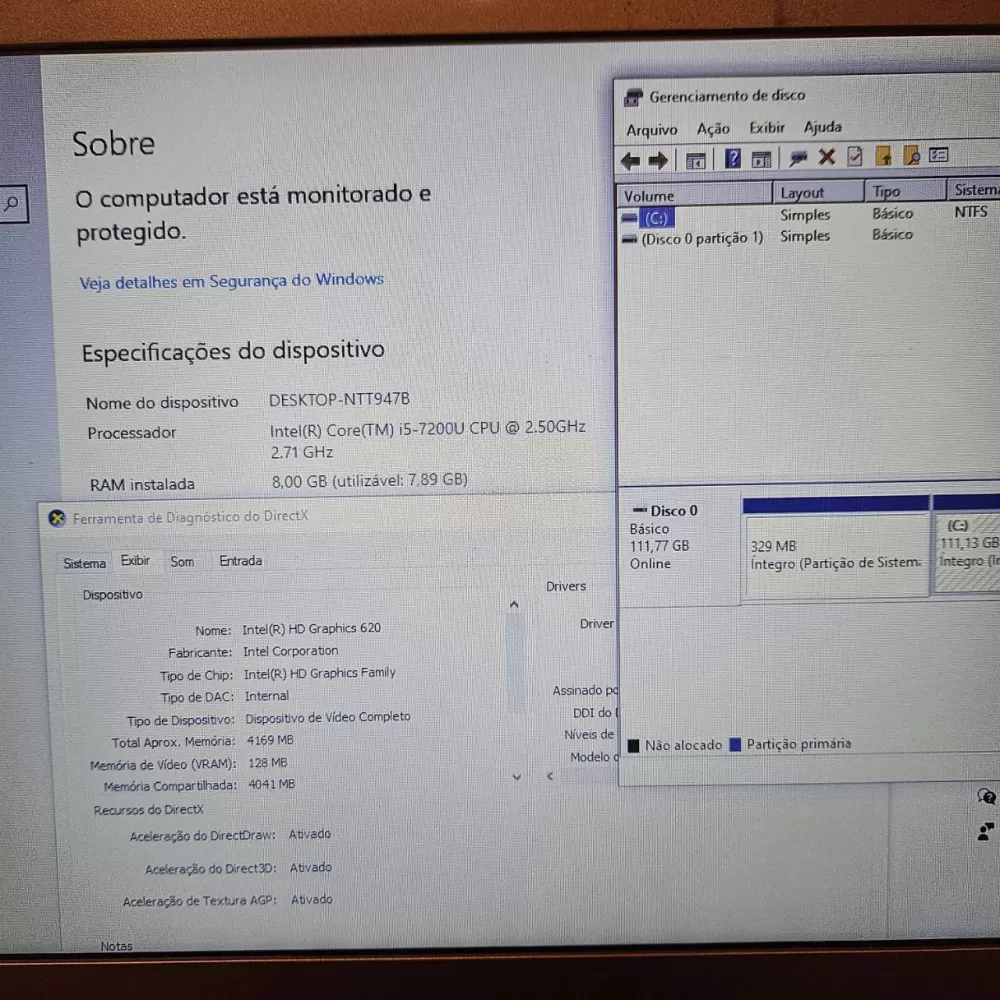 Notebook Vaio i5 7th - 8Gb Ram - SSD Notebook Vaio i5 7th - 8Gb Ram - SSD