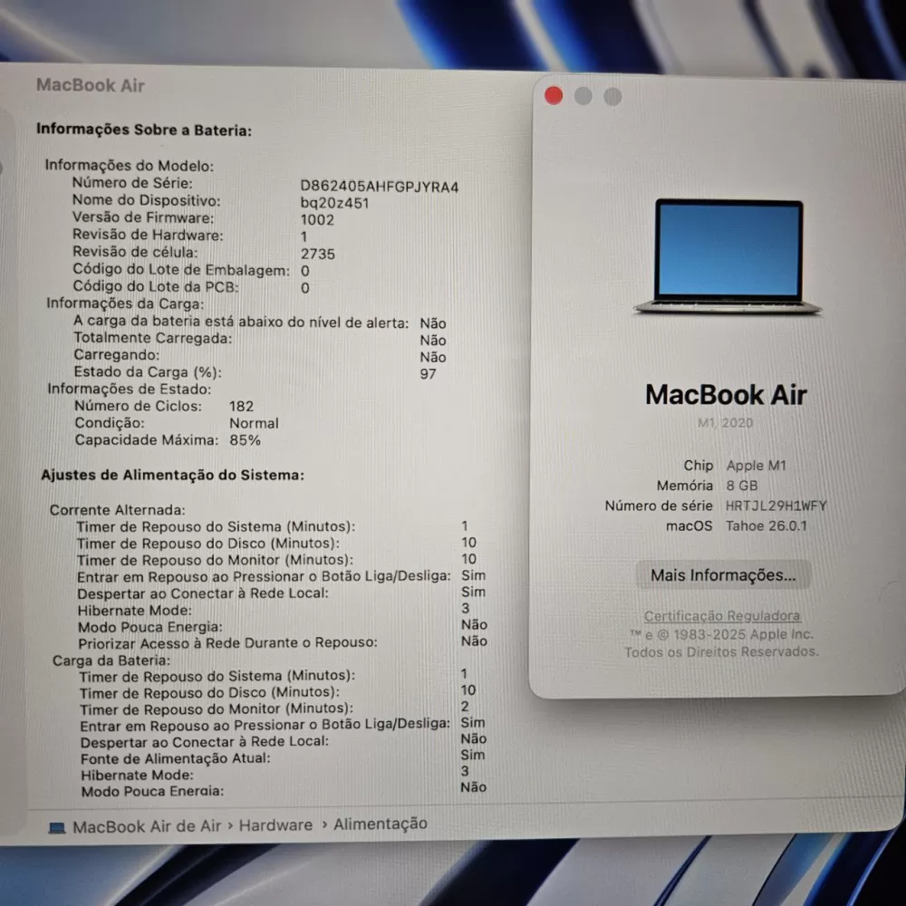 MacBook Air M1 - 8Gb Ram - SSD - A2337 MacBook Air M1 - 8Gb Ram - SSD - A2337