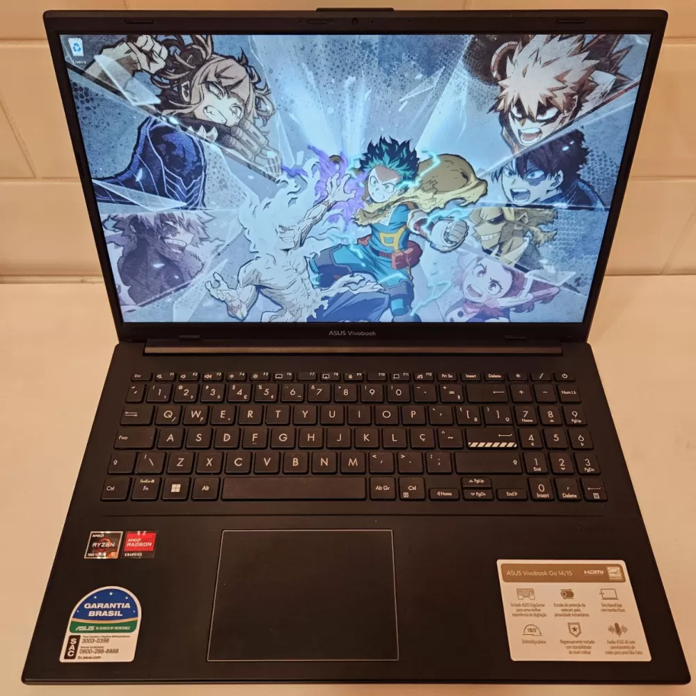 Notebook Asus VivoBook Ryzen 5 7520U - 8Gb Ram - AMD Radeon Graphics - 512Gb SSD Notebook Asus VivoBook Ryzen 5 7520U - 8Gb Ram - AMD Radeon Graphics - 512Gb SSD