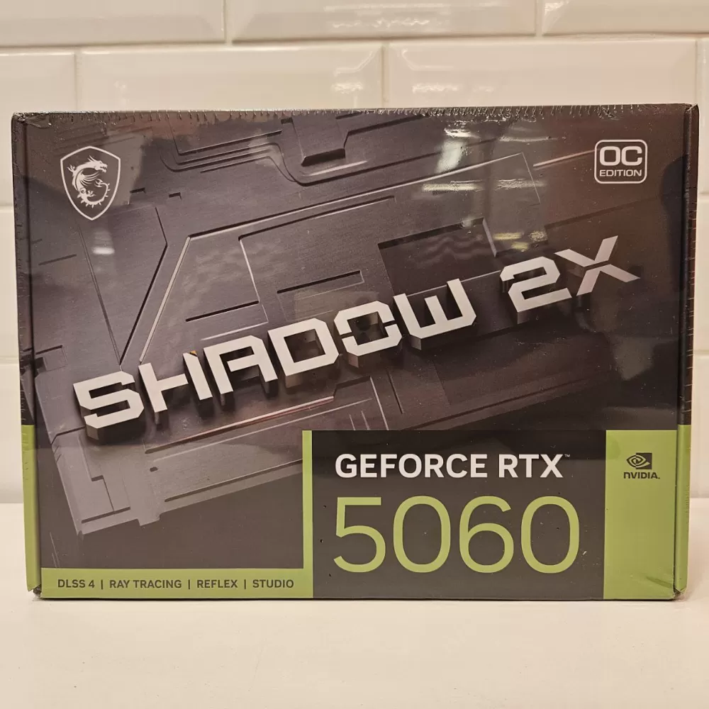 Placa de Vídeo MSI NVIDIA GeForce RTX 5060 Shadow 2X OC - 8GB - GDDR7 - DLSS - Ray Tracing - Novo Placa de Vídeo MSI NVIDIA GeForce RTX 5060 Shadow 2X OC - 8GB - GDDR7 - DLSS - Ray Tracing - Novo